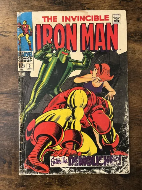Iron Man #2 Marvel Comics (Jun, 1968) Low Grade 1st Appearance Janice Cord