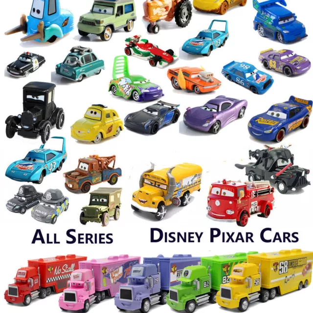 Disney Pixar Cars Lot Lightning McQueen 1:55 Diecast Model Car Toys Boy New