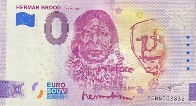 Billet 0 Euro Herman Brood The Indian Pays Bas 2023 Numero Divers