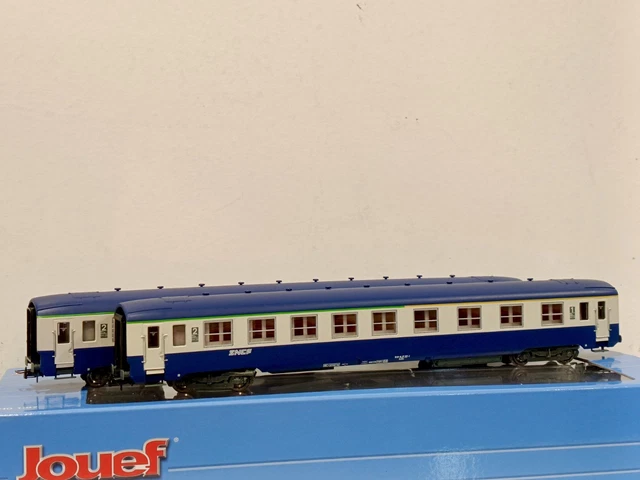 Jouef HJ4133-2: Voiture Voyageurs Type DEV AO B10c10 SNCF Epoca IV, Scala HO