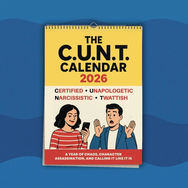 World's Shittest Calendar 2025 A4, Funny Calendar, Banter Cards - View #9
