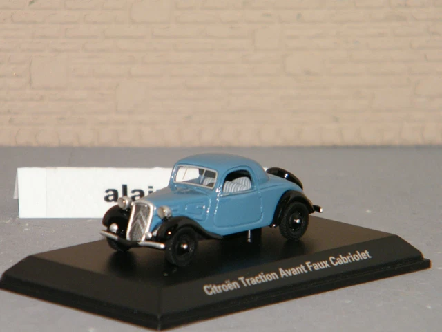 CITROËN TRACTION AVANT Faux Cabriolet Bleu clair/noir BoS 1/87 Ref 87520 EUR 25,50 - FR