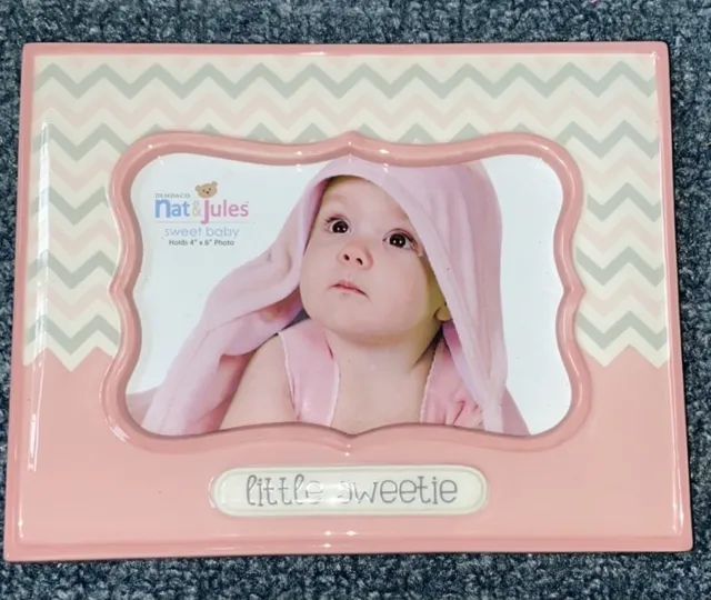 Demdaco Little Sweetie 4” x 6” Frame, Pink 2