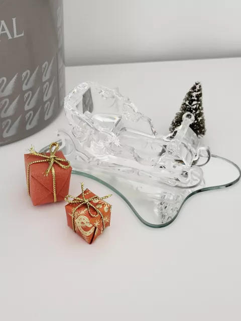 Swarovski  La Luge Du Pere Noel - Etat Parfait