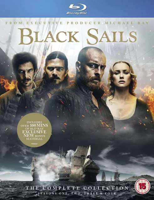 Black Sails: The Complete Collection (Seasons 1-4) (Blu-ray) Toby Stephens