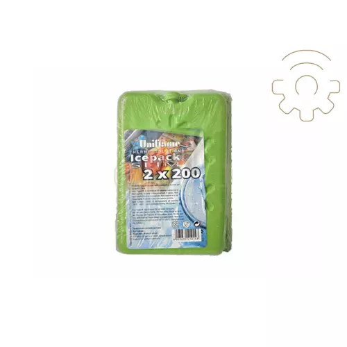 2 PC Tuile Glace Synthétique Ice Pack Slim De 2x200gr Frigo Sac Thermique V