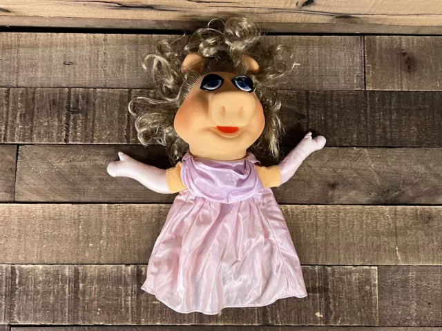 ⚡️ 1977 Fisher Price MISS PIGGY MUPPET PUPPET Jim Henson Muppets Vintage ⚡️
