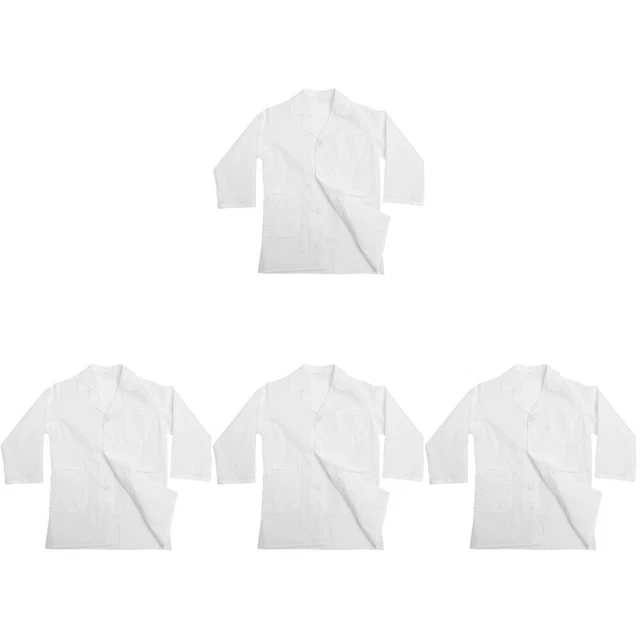 4x Premium Practical Multi-use Toddler Costume Kids Scientist Costume for Party
