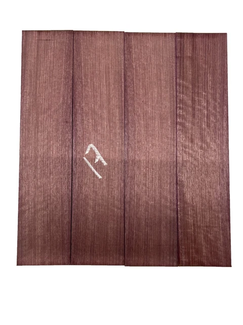 4 Pack, Purpleheart Thin Stock Lumber Board- Wood crafts 18"x 4"x 3/16" #17 4 Pack, Purpleheart Thin Stock Lumber Board- Wood crafts 18"x 4"x 3/16" #17
