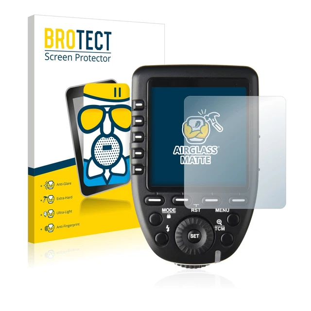 Lámina de vidrio blindado BROTECT mate para Godox XPro lámina de vidrio protectora reflejada