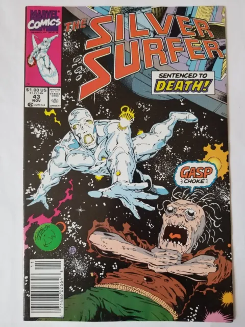 Silver Surfer Vol. 2 #43 Newsstand (Marvel Comics, 1990)