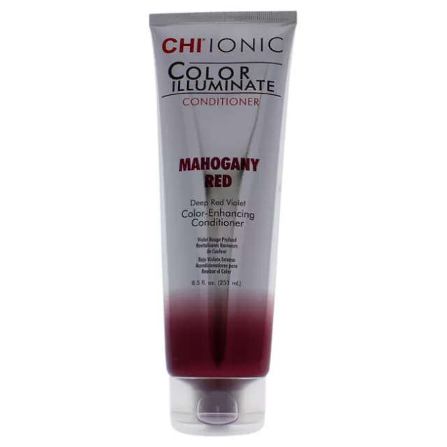 CHI Ionic Color Illuminate Conditioner-Mahogany Red for Unisex-8.5 oz Hair Color