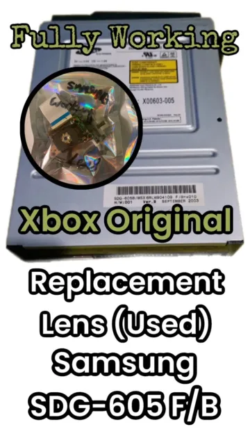 XBOX Original Samsung SDG-605 Dvd/Optical Replacement Lens/Used✅