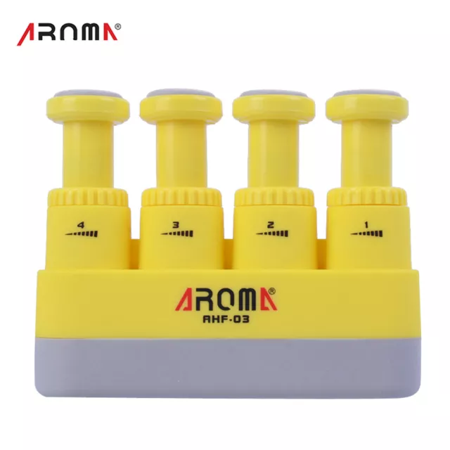 Aroma AHF-03 Portable Guitar Bass Piano Finger Exerciser Hand Trainer U2A7