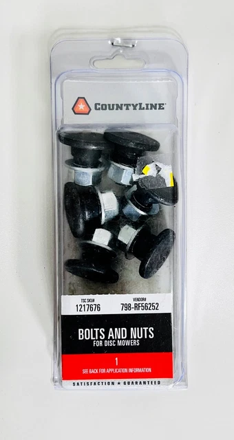 CountyLine NEW 798-RF56252 – DISC MOWER BOLT / NUT KIT FOR KUHN AND JOHN DEERE