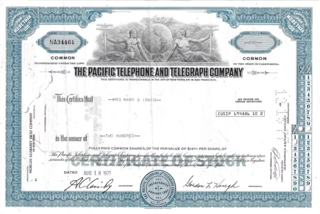 The Pacific Telephone and Telegraph Company