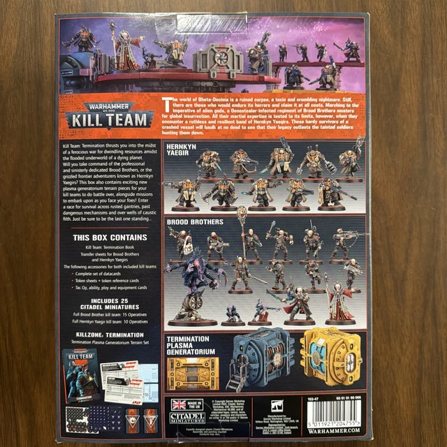 WARHAMMER 40K KILL Team Termination Box Set NEW Brood Brothers Hernkyn ...