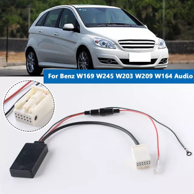 Adaptateur de câble compatible 1212 V AUX pour audio Benz W203 W209 W164