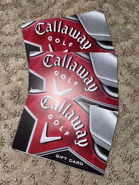 $150 Callaway Golf Gift Card (3 gift cards x $50) ONLINE & PHONE PURCHASES ONLY