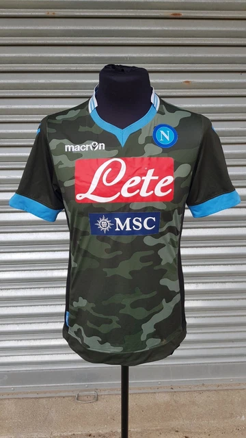 MACRON SSC NAPOLI MAGLIA GARA originale CALCIO MIMETICA 2013 2014 camouflage EUR 49 00 PicClick IT