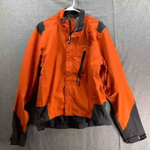 Novara Jacket Adult Medium Orange Color Full Zip