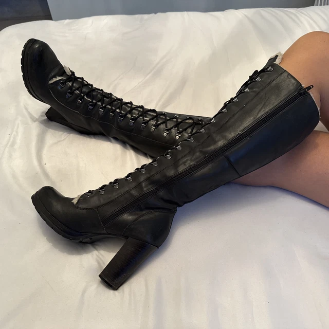 Bottes Femme Next Acquastop Marron En Cuir Et Suède - Taille UK 4 / EU 37, Style équitation étanche