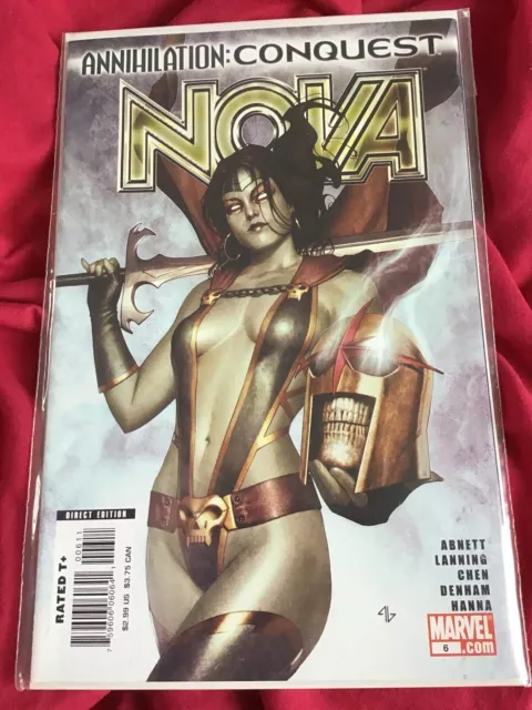 Nova 6 Annihilation Conquest Marvel Comics Bagged Boarded Abnett Lanning 2008