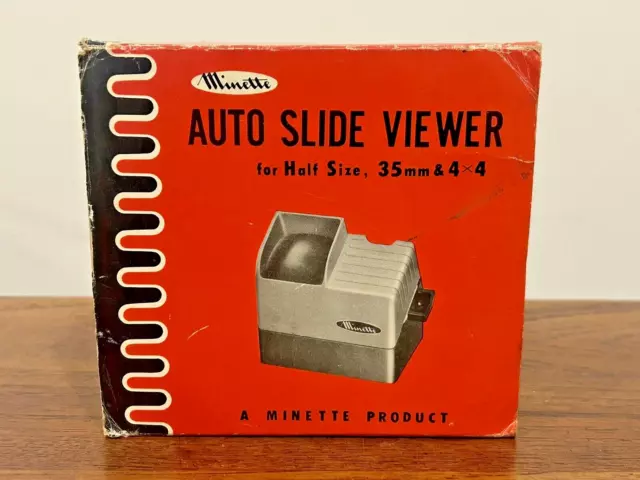 Vintage Minette Auto Slide Viewer (35mm) - Made in Japan - Pat. 140519