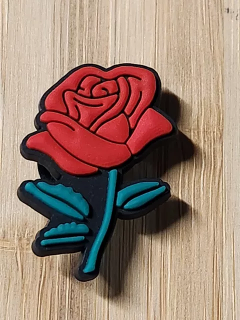 Rose Crocs Charm Charm for Crocs Flower Croc Charm Rose Flower Shoe Charm