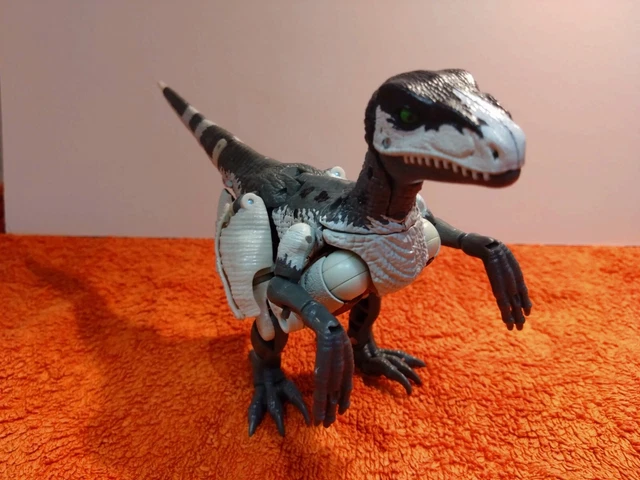 Geocoin Geocaching Bone Wars - Velociraptor - Non Activé - Fini Nickel Noir