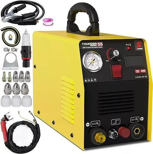 SUSEMSE Air Plasma Cutter 50A Pilot Arc CUT55P NonTouch Inverter 240V AU Stock