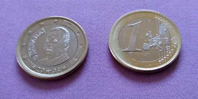 SPANIEN    1 Euro   Kursmünze   1999    KÖNIG  Juan Carlos  STGL.