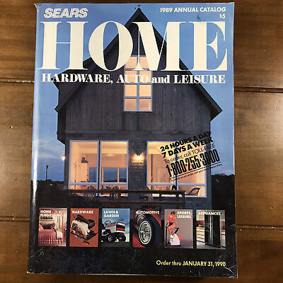 Used Vintage Sears Home Hardware Auto and Leisure 1989 Annual Catalog