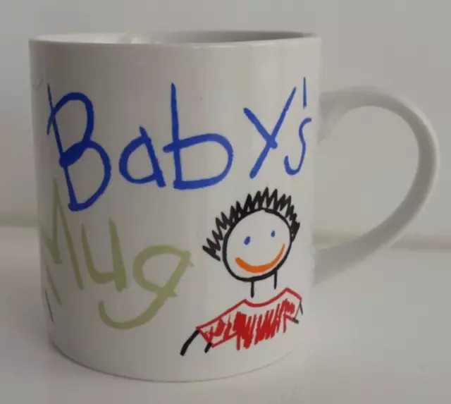Russ Berrie & Co. Baby's Mug /Cup - Oakland N J Item No 12357  In Good Condition