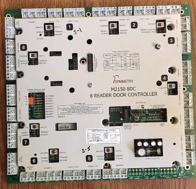 AMAG SYMMETRY M2150-8DC 8 Reader Door Controller MultiNODE Board. $483. ...