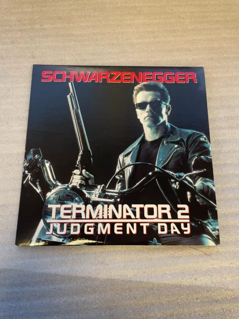 Terminator 2 Judgment Day Laserdisc 1991 Arnold Schwarzenegger Extended Play LD