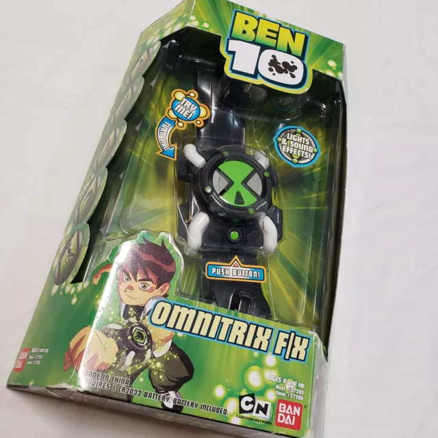 Original Ben 10 Omnitrix FX Watch 2005 Rare- Tested works, Opened Original  Box