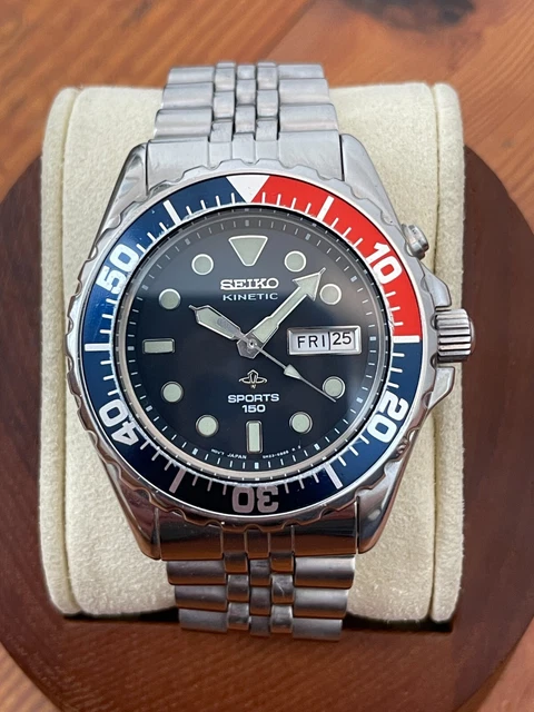 Seiko kinetic pepsi cheap