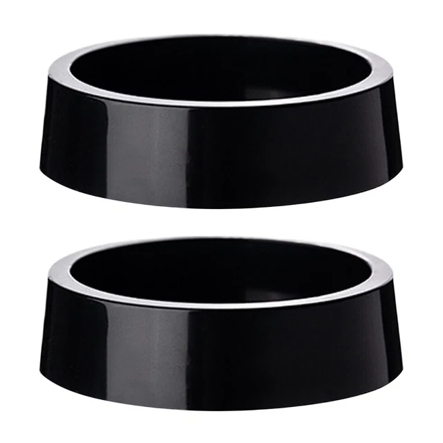 Cristal fijo deslizante para mesa taburete de bar sillas pies de muebles deslizamiento goma negra