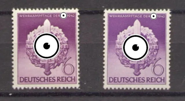 1942 Deutsches Reich 818 postfrisch gestempelt ungebraucht Marken zur Auswahl