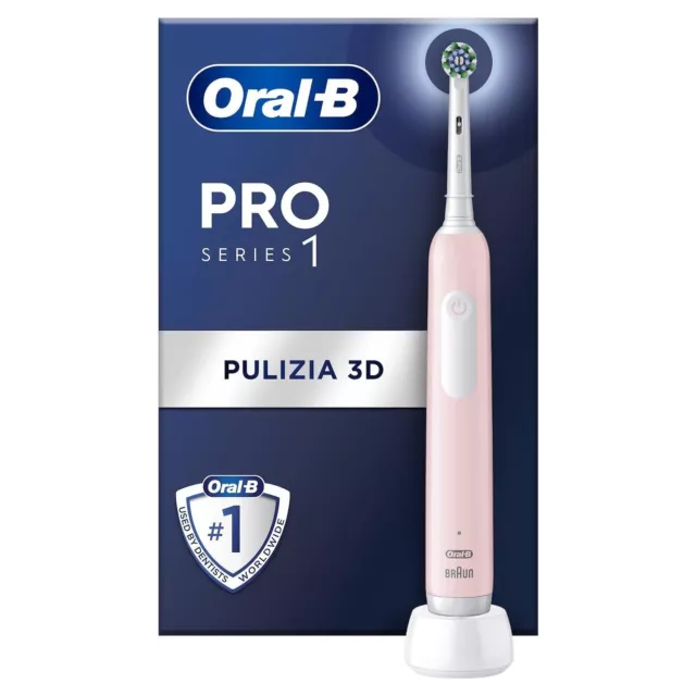 Spazzolino elettrico Oral-B Braun Pro series 1 pink rosa