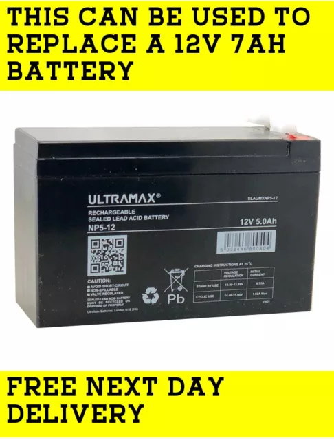 CSB GP 1272 Rechargeable Sealed Lead Acid Battery 12V GP1272F2 SLA