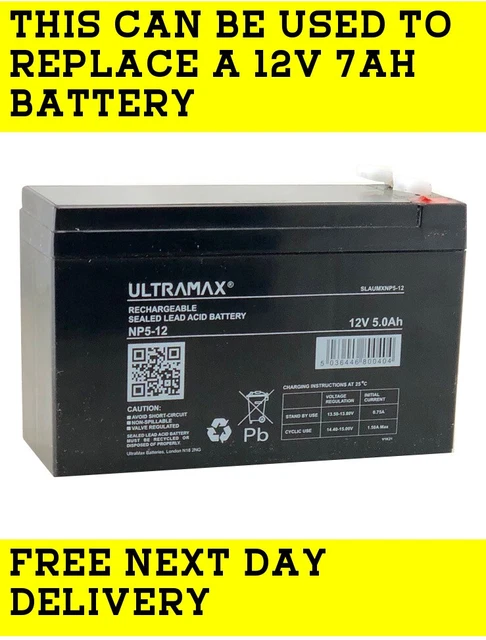 NPW36-12 12V 5AH VRLA remplacement plomb acide NP7-12 12V 7AH YUASA ...