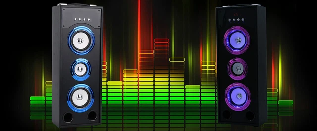 Enceinte Bluetooth MOB Dancing Chat Jaune - Portable, Modèle DA-03, Par Mobility On Board