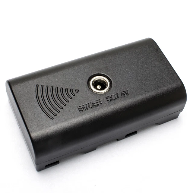 Adaptador de alimentación de plástico mini adaptador de repuesto de batería ficticio para Sony serie NP