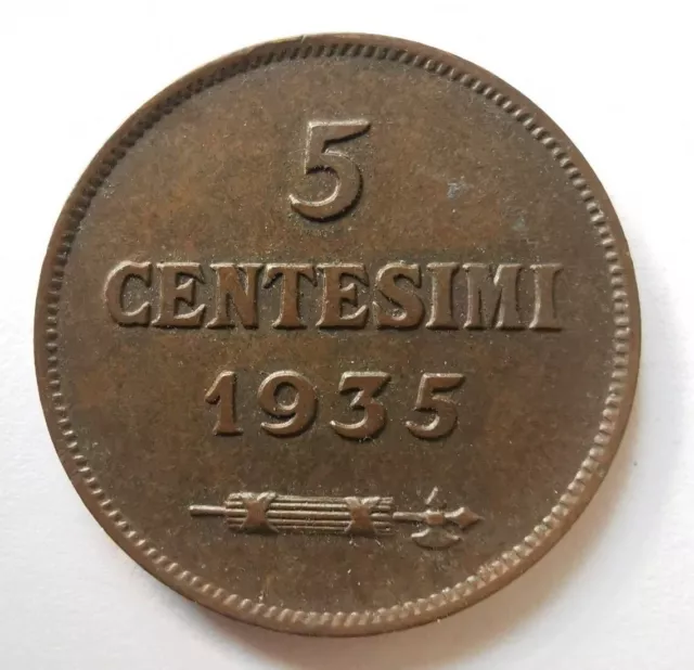 San Marino 5 Centesimi 1935 R