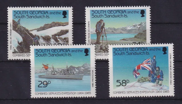Südgeorgien und Süd-Sandwich-Inseln 1989 Expedition Mi.-Nr. 180-183 **