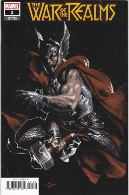 War of the Realms #1 Gabriele Dell'Otto Trade Dress THOR Variant Edition 2019