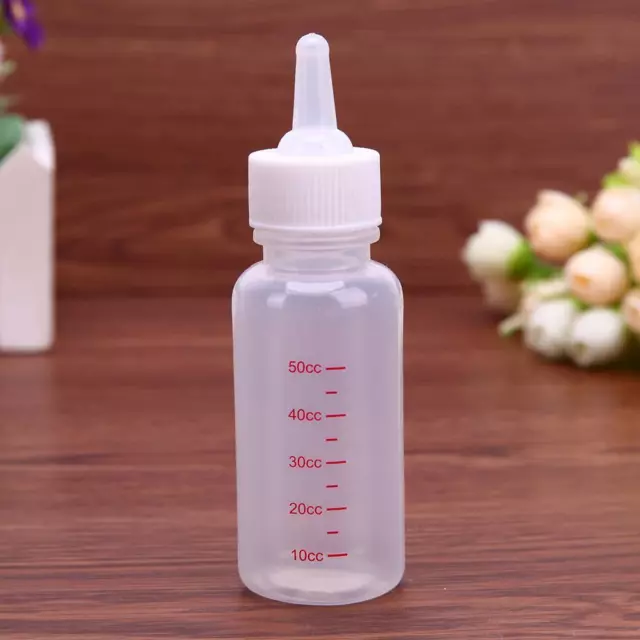 Bottiglia Alimentazione Trasparente Non Tossica 50ml Bottiglia Neonato per Allattamento