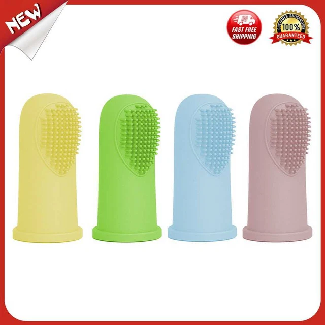 es Silicone Pet Finger Toothbrush Soft Cat Dogs Care Cleaning Product Pet Suppli